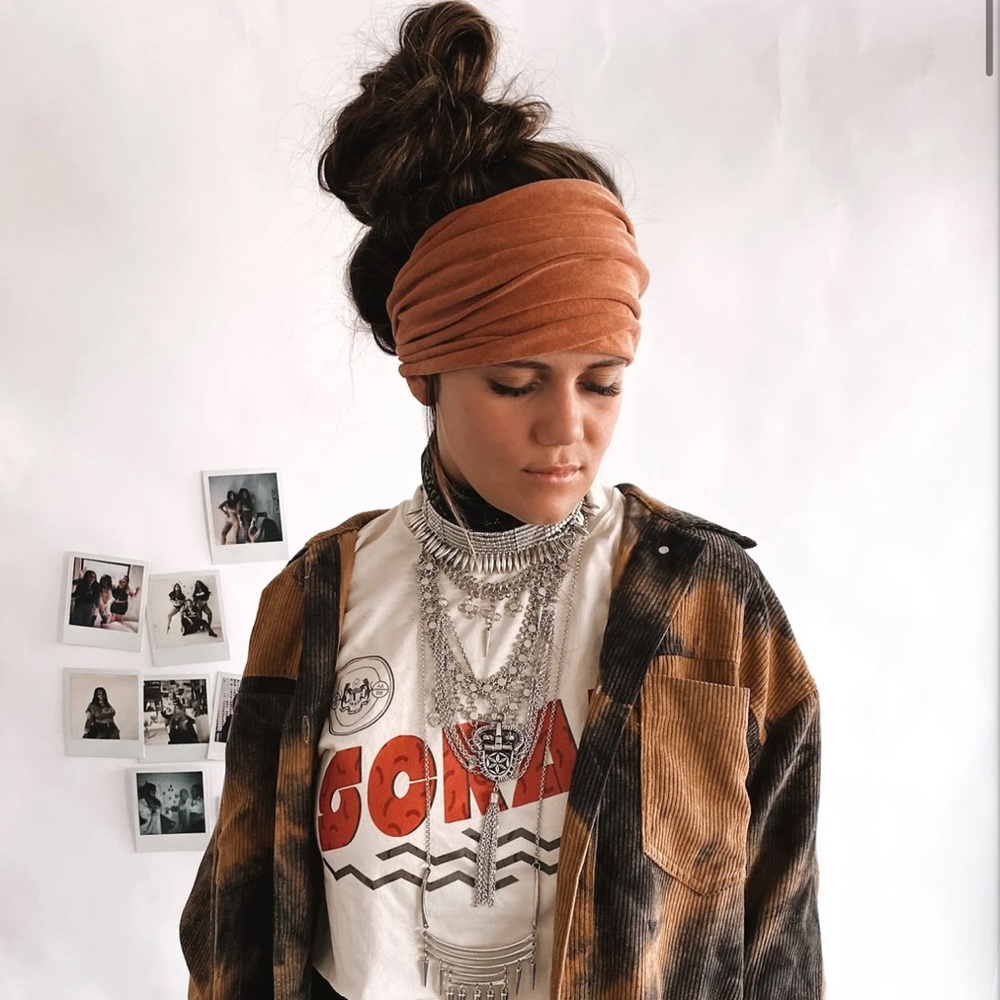 Pebby Forevee cognac head band